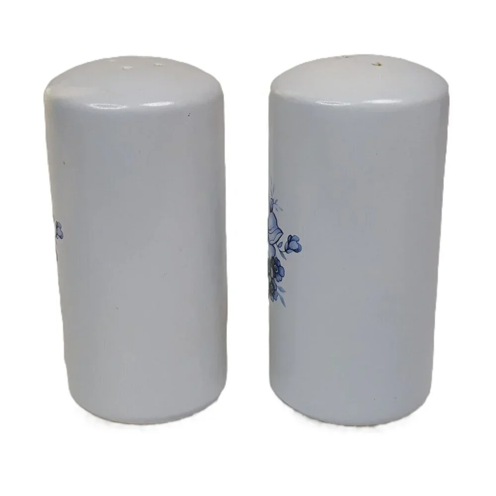 Delft Blue Holland Floral Ceramic Salt & Pepper Shakers